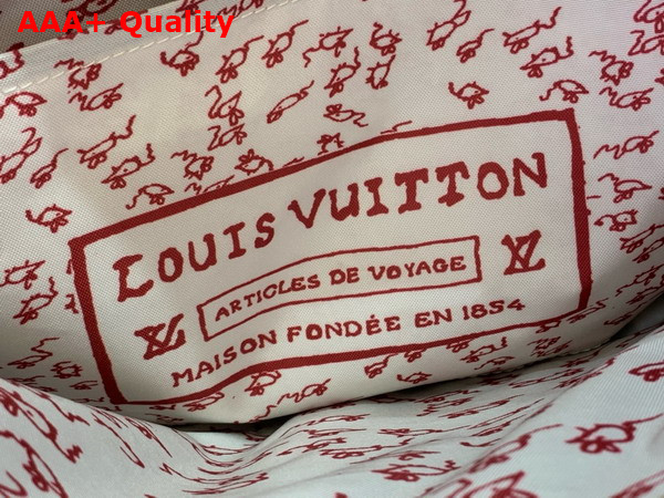 Louis Vuitton Carry It Bag in Meowgram Cotton Canvas M15128 Replica