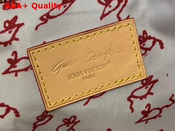 Louis Vuitton Carry It Bag in Meowgram Cotton Canvas M15128 Replica