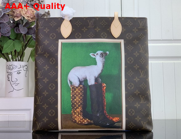 Louis Vuitton Carry It Monogram Canvas Inspired by the Works of Painter Nazar Strelyaev Nazarko M2A964 Replica