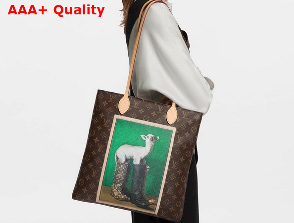 Louis Vuitton Carry It Monogram Canvas Inspired by the Works of Painter Nazar Strelyaev Nazarko M2A964 Replica