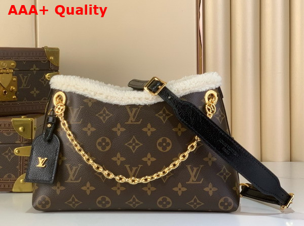 Louis Vuitton Carryall BB Monogram Shearling M26568 Replica
