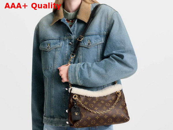 Louis Vuitton Carryall BB Monogram Shearling M26568 Replica