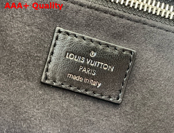 Louis Vuitton Carryall Dark MM Handbag in Black Lambskin M25143 Replica