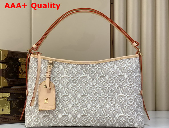 Louis Vuitton Carryall East West Monogram Embleme Peuplier Jacquard Textile M2A136 Replica