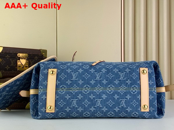 Louis Vuitton Carryall MM Bag in Denim Blue Monogram Denim M46855 Replica