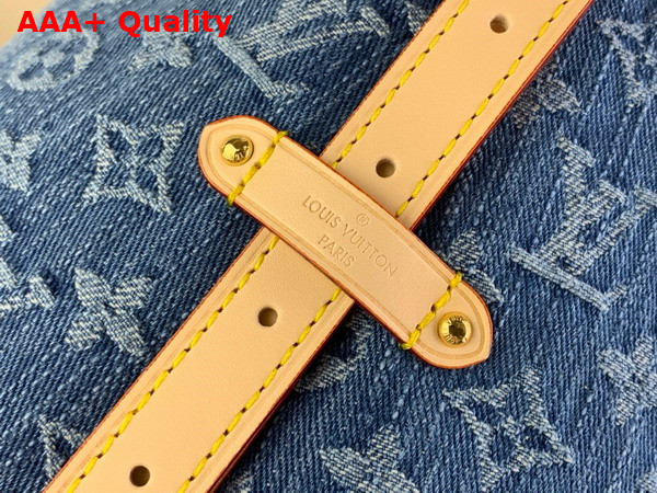 Louis Vuitton Carryall MM Bag in Denim Blue Monogram Denim M46855 Replica