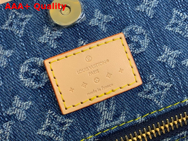 Louis Vuitton Carryall MM Bag in Denim Blue Monogram Denim M46855 Replica