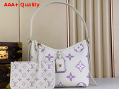 Louis Vuitton Carryall PM Bag Latte Bubble Tea Bicolor Monogram Empreinte Leather Replica