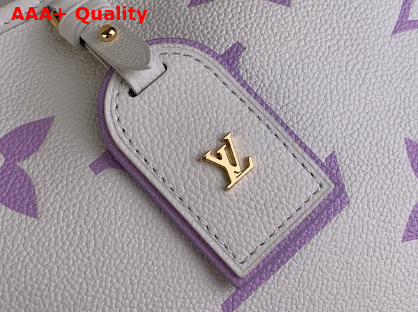 Louis Vuitton Carryall PM Bag Latte Bubble Tea Bicolor Monogram Empreinte Leather Replica