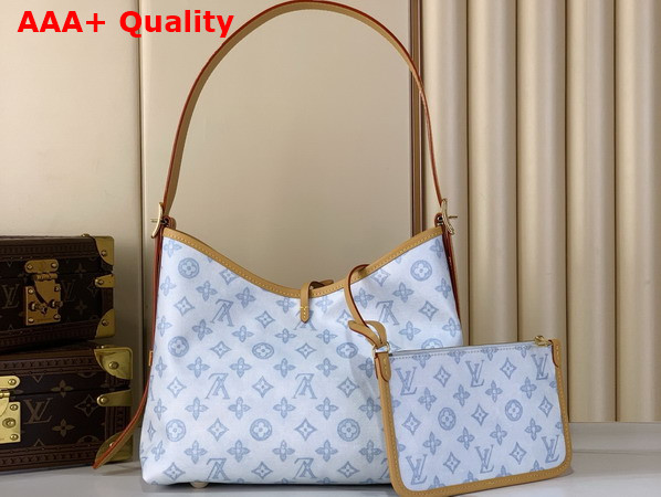 Louis Vuitton Carryall PM Monogram Origine Bleu Courrier M27532 Replica