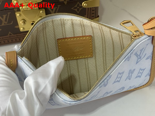 Louis Vuitton Carryall PM Monogram Origine Bleu Courrier M27532 Replica