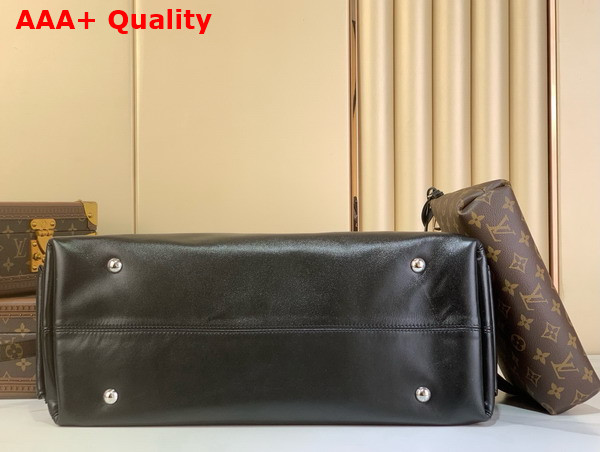 Louis Vuitton Carryall Travel Bag in Black Calf Leather M15175 Replica