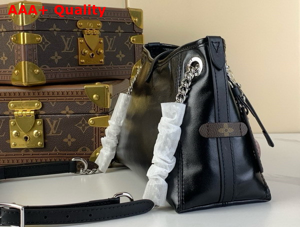 Louis Vuitton Carryall Vibe BB Black Lambskin Leather M12888 Replica