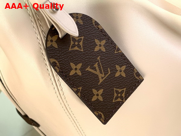 Louis Vuitton Carryall Vibe MM Handbag in Vanilla Lambskin Leather Replica