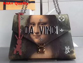 Louis Vuitton Chain Bag M43376 Gold Monogram Serti Rreflective Metallic Letters and Colored Trimmings Replica
