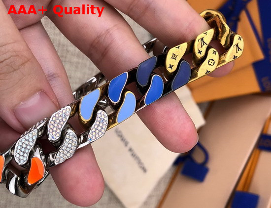 Louis Vuitton Chain Links Patches Bracelet M68260 Replica