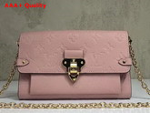 Louis Vuitton Chain Wallet Monogram Empreinte Rose Poudre M63399 Replica