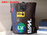 Louis Vuitton Chalk Backpack Brown Monogram Canvas M44615 Replica