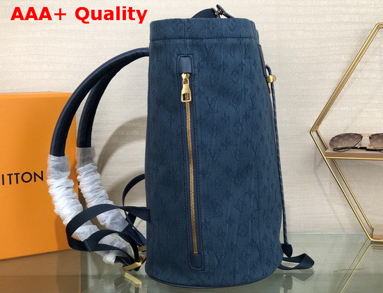 Louis Vuitton Chalk Backpack Navy Blue Monogram Denim M44617 Replica