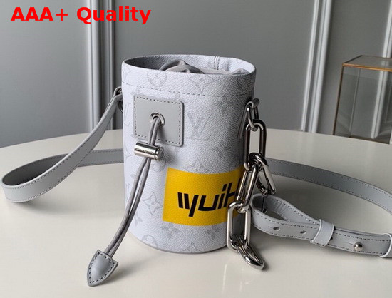 Louis Vuitton Chalk Nano Bag Monogram White Canvas M44631 Replica