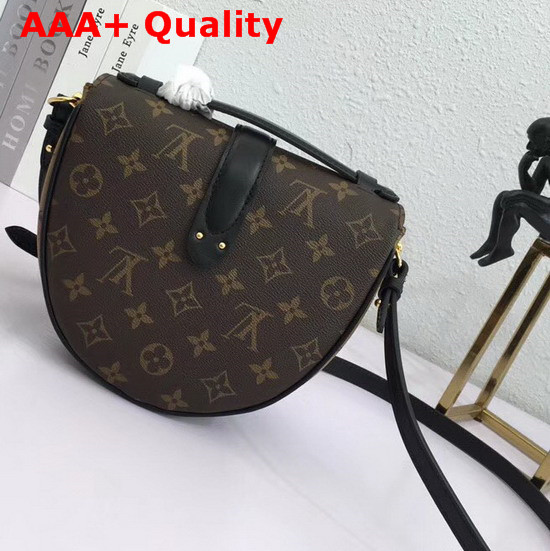 Louis Vuitton Chantilly Lock Monogram Reverse Coated Canvas Black M43590 Replica