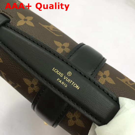 Louis Vuitton Chantilly Lock Monogram Reverse Coated Canvas Black M43590 Replica