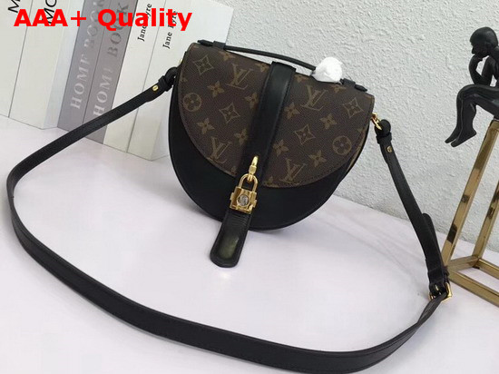 Louis Vuitton Chantilly Lock Monogram Reverse Coated Canvas Black M43590 Replica