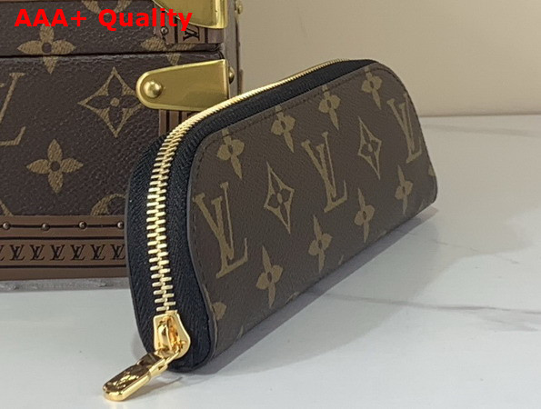 Louis Vuitton Charlotte Pencil Pouch Black Monogram Coated Canvas GI1477 Replica