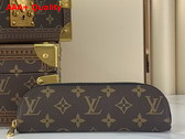 Louis Vuitton Charlotte Pencil Pouch Black Monogram Coated Canvas GI1477 Replica