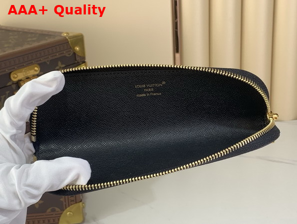 Louis Vuitton Charlotte Pencil Pouch Black Monogram Coated Canvas GI1477 Replica