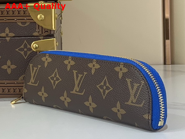 Louis Vuitton Charlotte Pencil Pouch Monogram and Indigo Blue GI1191 Replica