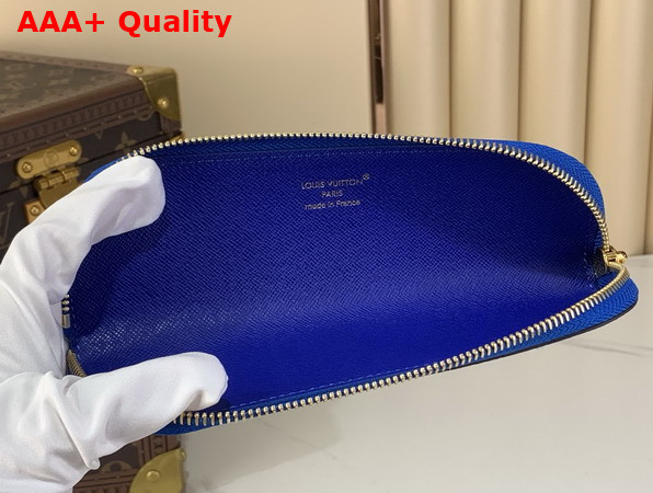Louis Vuitton Charlotte Pencil Pouch Monogram and Indigo Blue GI1191 Replica