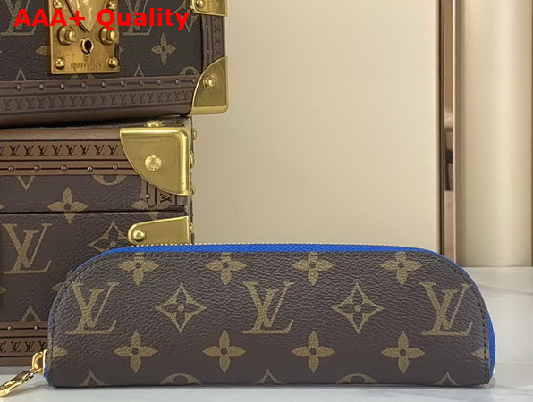 Louis Vuitton Charlotte Pencil Pouch Monogram and Indigo Blue GI1191 Replica
