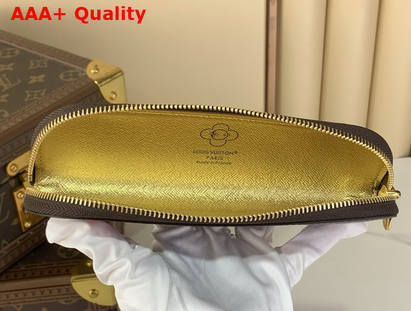 Louis Vuitton Charlotte Pencil Pouch in Brown Monogram Coated Canvas Holiday Joy GI1474 Replica