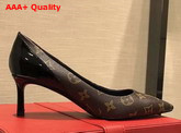 Louis Vuitton Cherie Pump Patent Monogram Canvas and Patent Calf Leather Replica