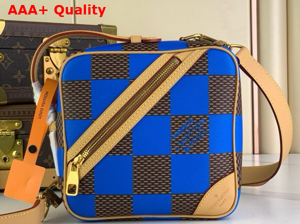 Louis Vuitton Chess Messenger in Blue Damier Pop Coated Canvas N40547 Replica