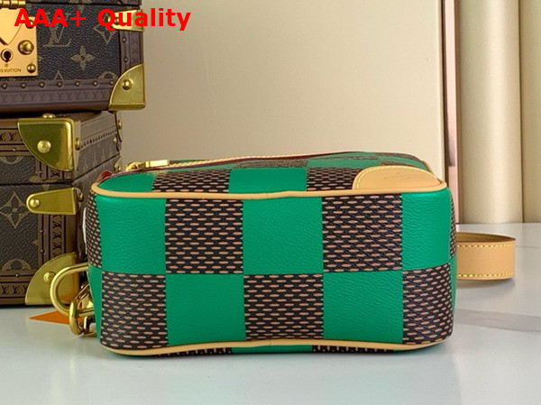 Louis Vuitton Chess Messenger in Green Damier Pop Coated Canvas N40563 Replica