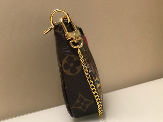 Louis Vuitton Christmas 2020 Edition of the Mini Pochette Accessoires in Monogram Canvas M69752 Replica