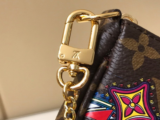 Louis Vuitton Christmas 2020 Edition of the Mini Pochette Accessoires in Monogram Canvas M69976 Replica