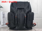 Louis Vuitton Christopher Backpack GM Black Taurillon Leather M53285 Replica
