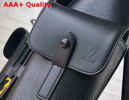 Louis Vuitton Christopher Backpack PM Black Epi Leather M55138 Replica