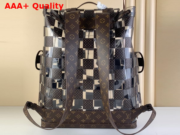 Louis Vuitton Christopher Backpack in Monogram Chess Coated Canvas and PVC M20865 Replica