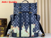 Louis Vuitton Christopher Backpack in Monogram Tapestry Canvas Replica
