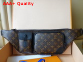 Louis Vuitton Christopher Bumbag Monogram Macassar Coated Canvas and Cowhide Leather M45337 Replica