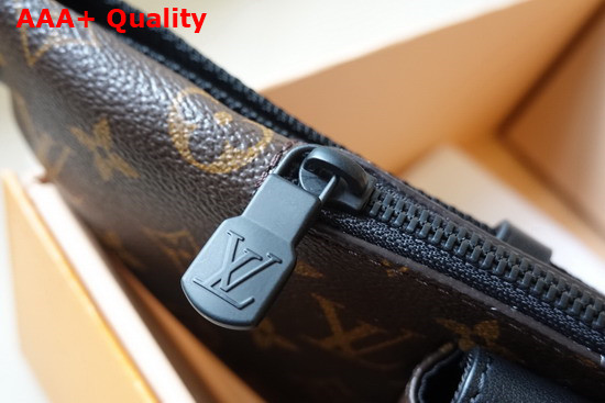 Louis Vuitton Christopher Bumbag Monogram Macassar Coated Canvas and Cowhide Leather M45337 Replica