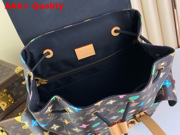 Louis Vuitton Christopher MM Backpack in Chocolate Monogram Craggy Coated Canvas Replica