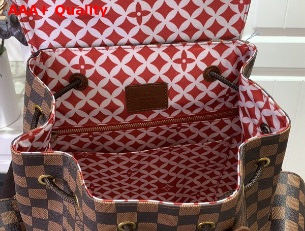 Louis Vuitton Christopher MM Backpack in Damier Phriendship Coated Canvas Replica