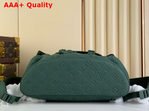 Louis Vuitton Christopher MM Backpack in Forest Green Taurillon Monogram Embossed Cowhide Leather M24428 Replica