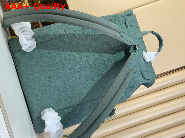 Louis Vuitton Christopher MM Backpack in Misty Lake Green Taurillon Monogram Leather M13863 Replica