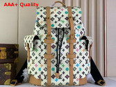 Louis Vuitton Christopher MM Backpack in Vanilla Monogram Craggy Coated Canvas M25240 Replica